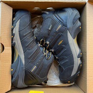 Keen Steel Toe Work Boots Lansing Mid WP Men 9.5D